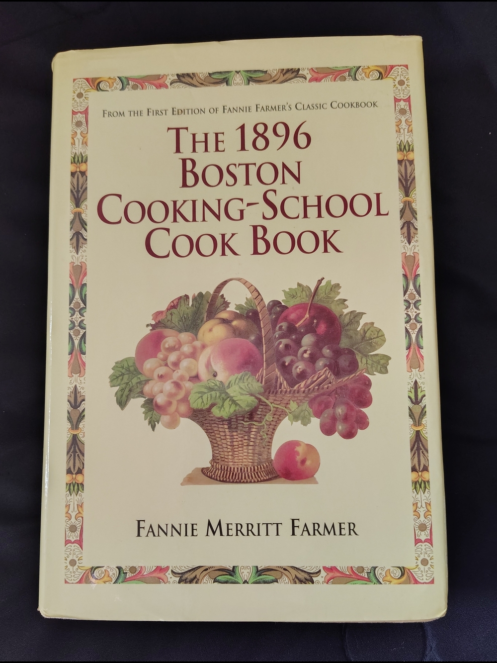 The 1896 Boston Cooking-School Cook Book - Cream Cover